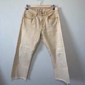 Best Deals for Levis 501 Beige Jeans | Poshmark